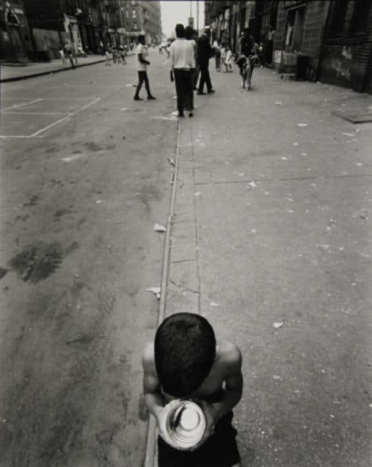 Bruce Davidson, Untitled, East 100th Street (Boy with Can), 1966 - 68
