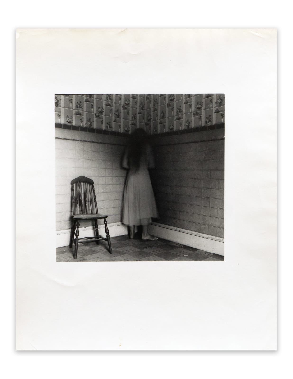 Francesca Woodman, Untitled (self-portrait with chair), 1977-78
