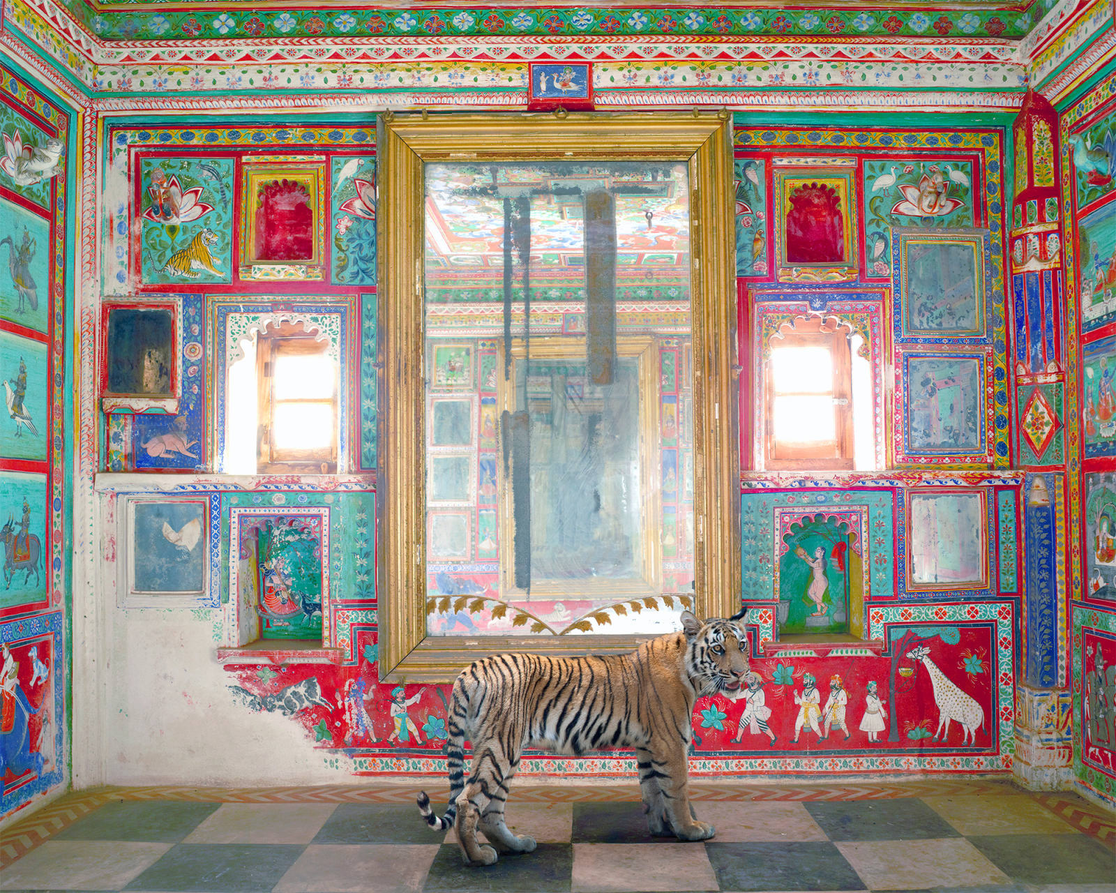 Karen Knorr, Durga's Mount, Junha Mahal, Dungarpur, 2012
