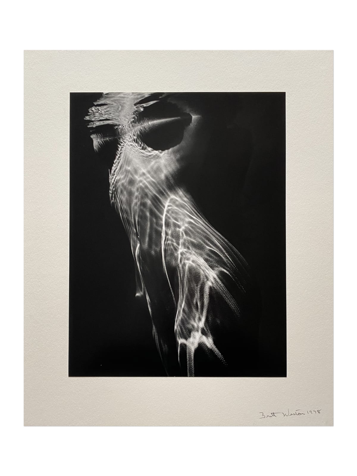 Brett Weston, Underwater Nude, 1978