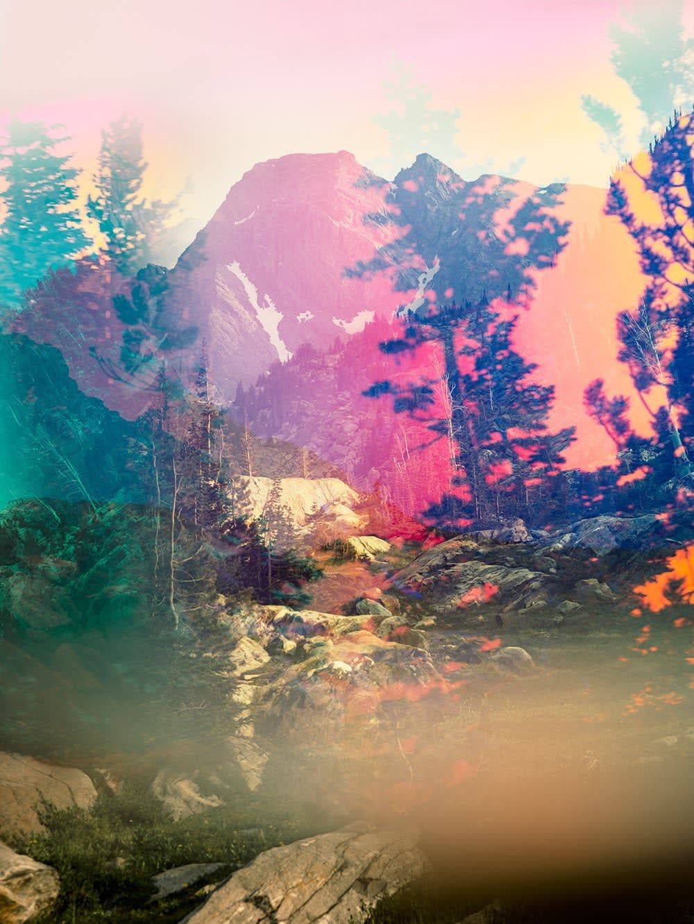 Terri Loewenthal, Psychscape 677 (Pine Creek Lake, MT), 2021