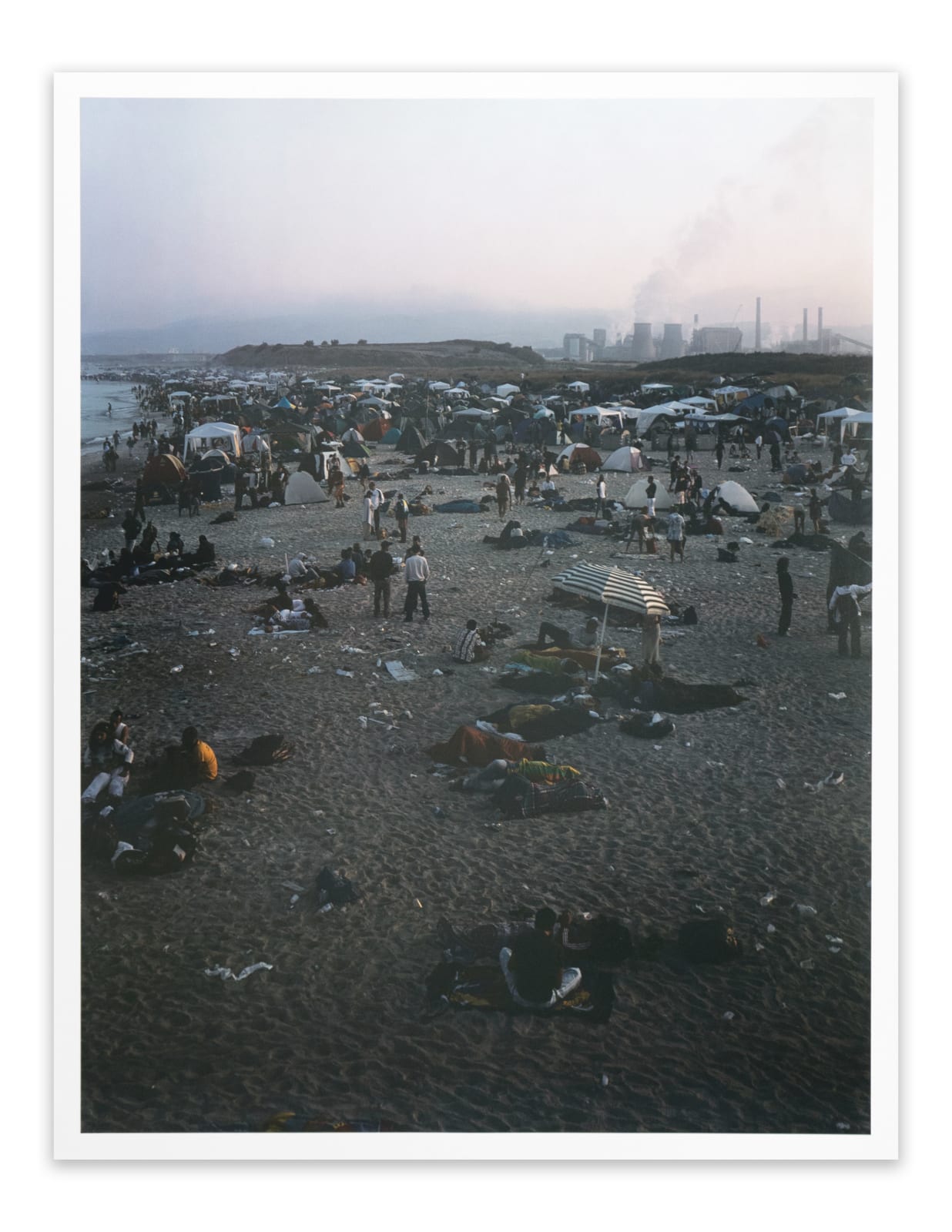 Massimo Vitali, Rosignano Dawn Diptych (Plates 51, #1957 Left & 52 #1958 Right), 2006