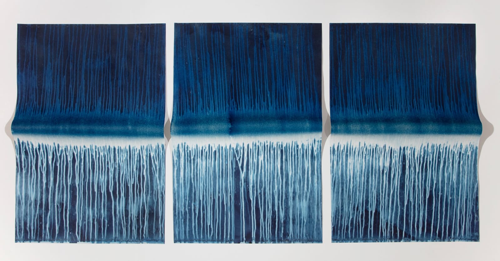 Meghann Riepenhoff, Ecotone #527 (Bainbridge Island, WA 10.18-19.18, Heavy Rain), 2018