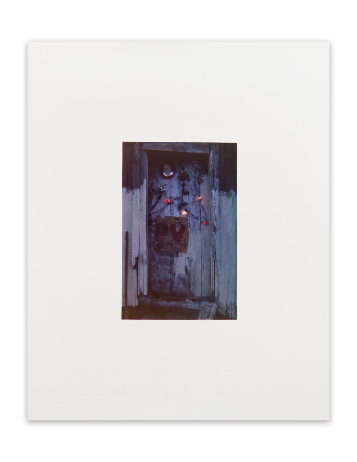 William Christenberry, Door of House at Christmastime, Greensboro, Alabama, 1971