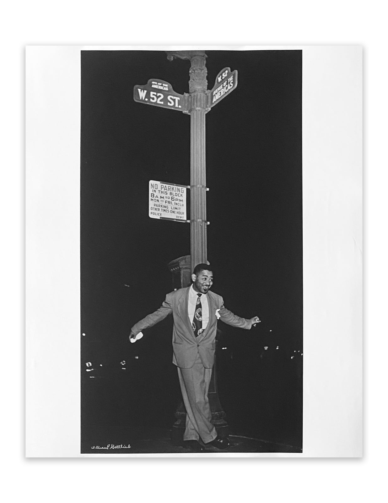 William Gottlieb, Dizzy Gillespie, 52nd Street, 1946
