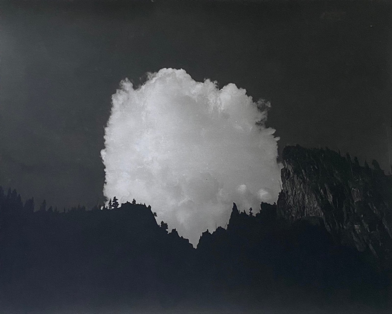 Tommy Nease, Clouds Over the Cascade Crest, 2018