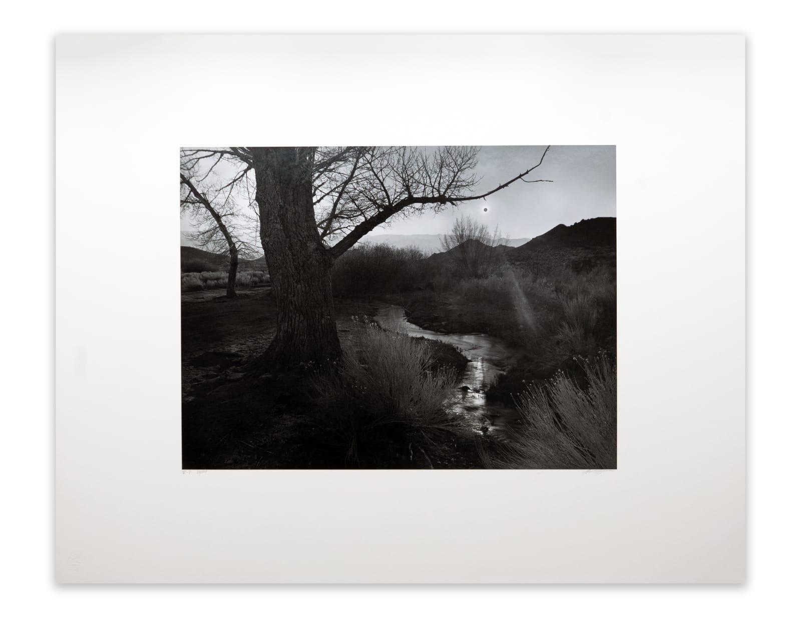 Ansel Adams, The Black Sun, Tungsten Hills Owens Valley, California, from Portfolio V, 1939