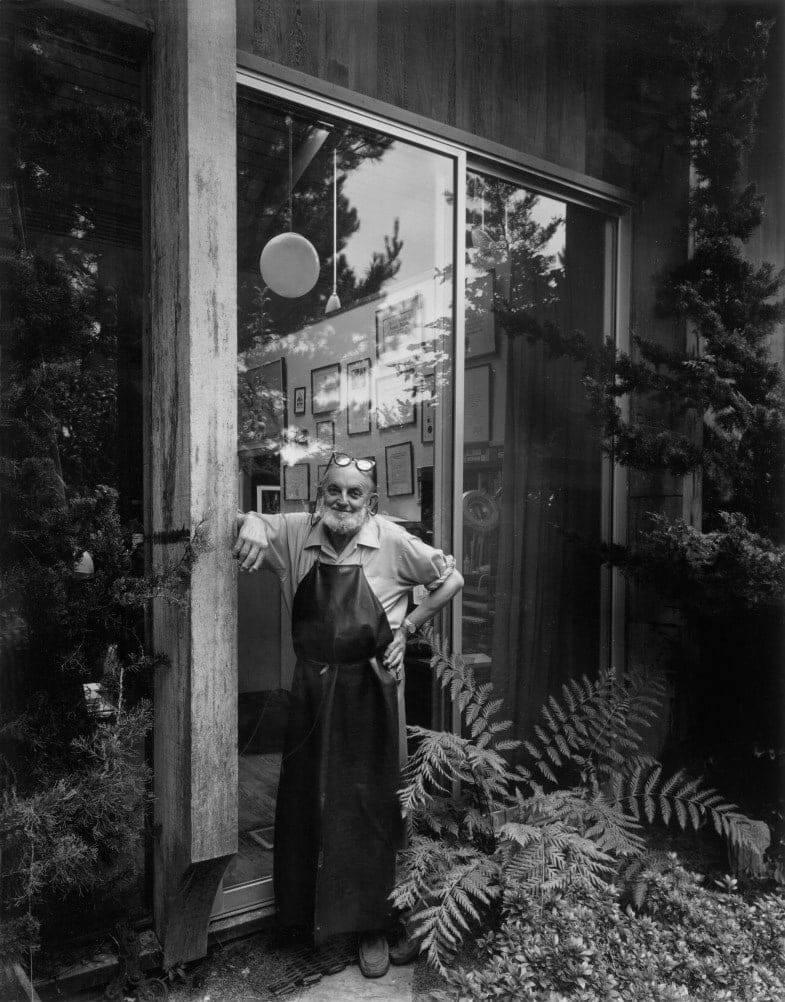 Arnold Newman, Ansel Adams, Carmel, CA, 1976