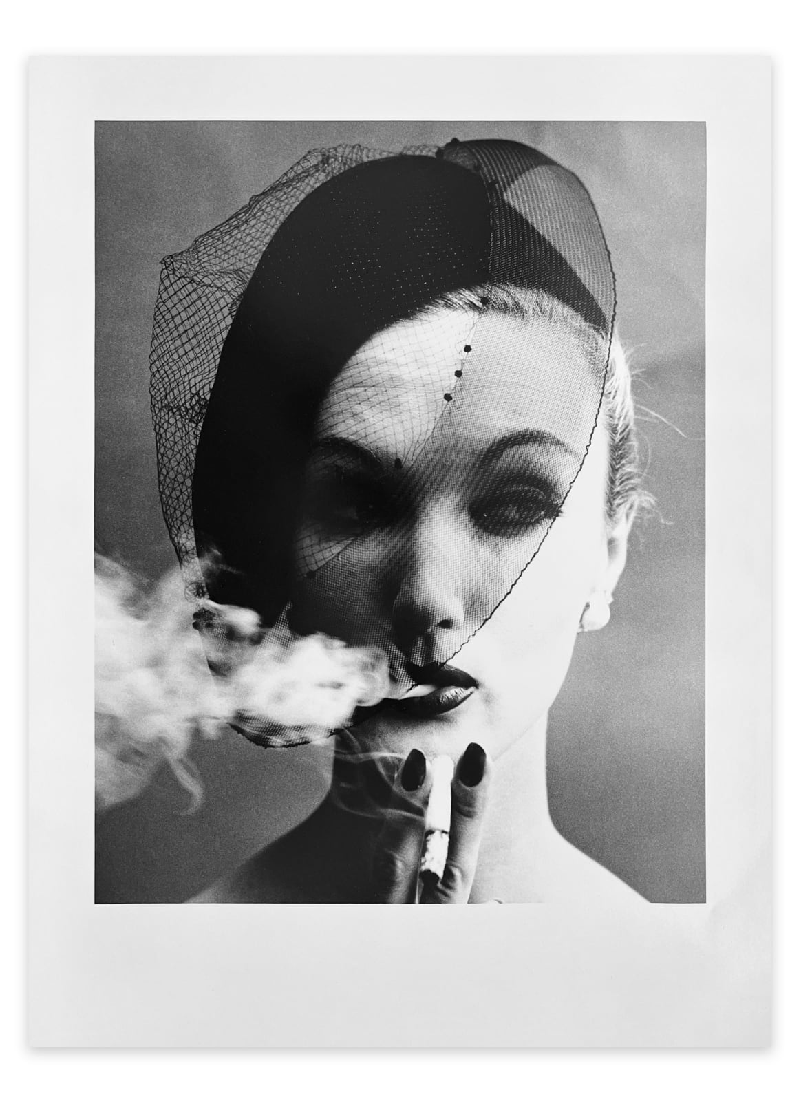 William Klein, Smoke & Veil, Paris (Vogue), 1958