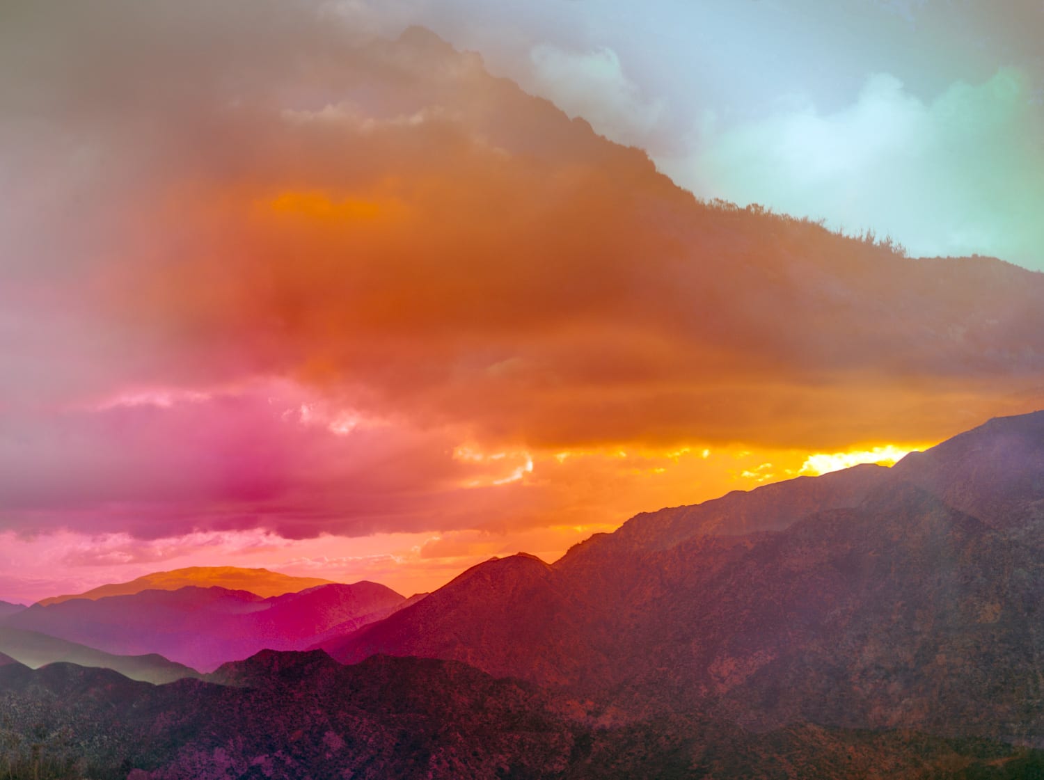 Terri Loewenthal, Psychscape 661 (San Gabriel Peak, CA), 2018