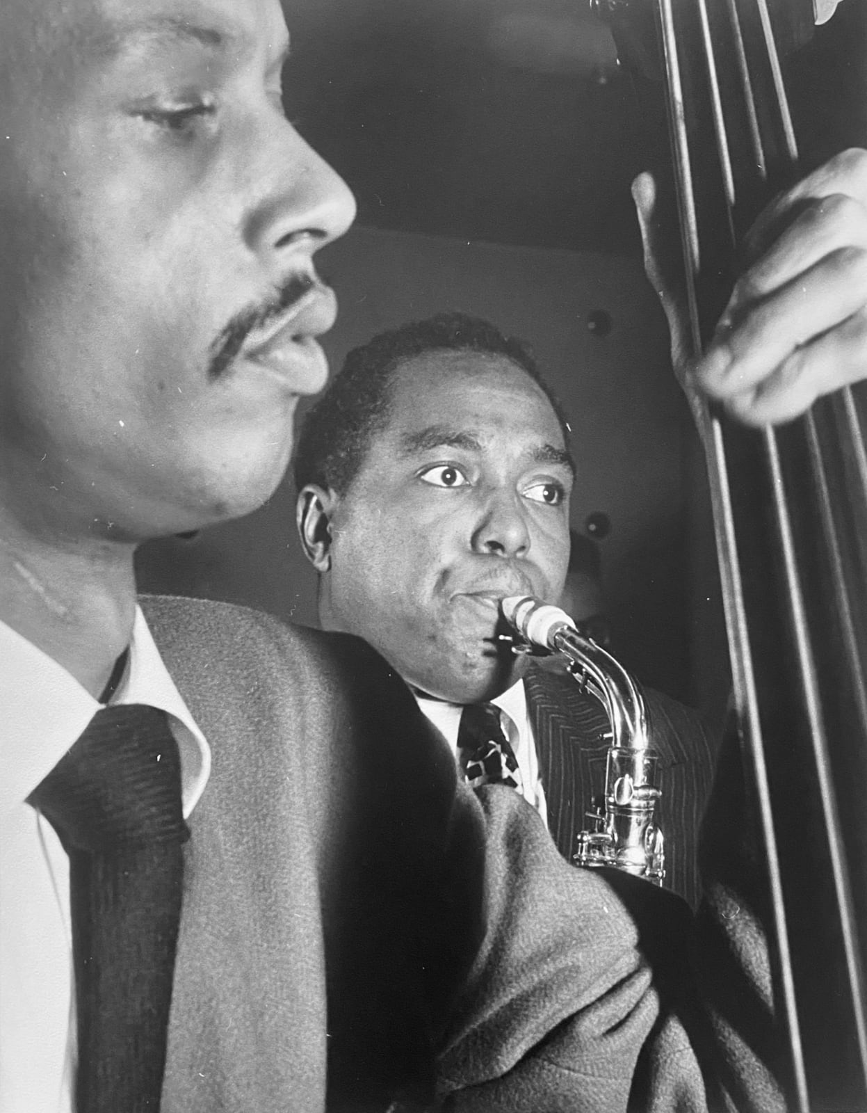William Gottlieb, Charlie Parker and Tommy Potter, 1947