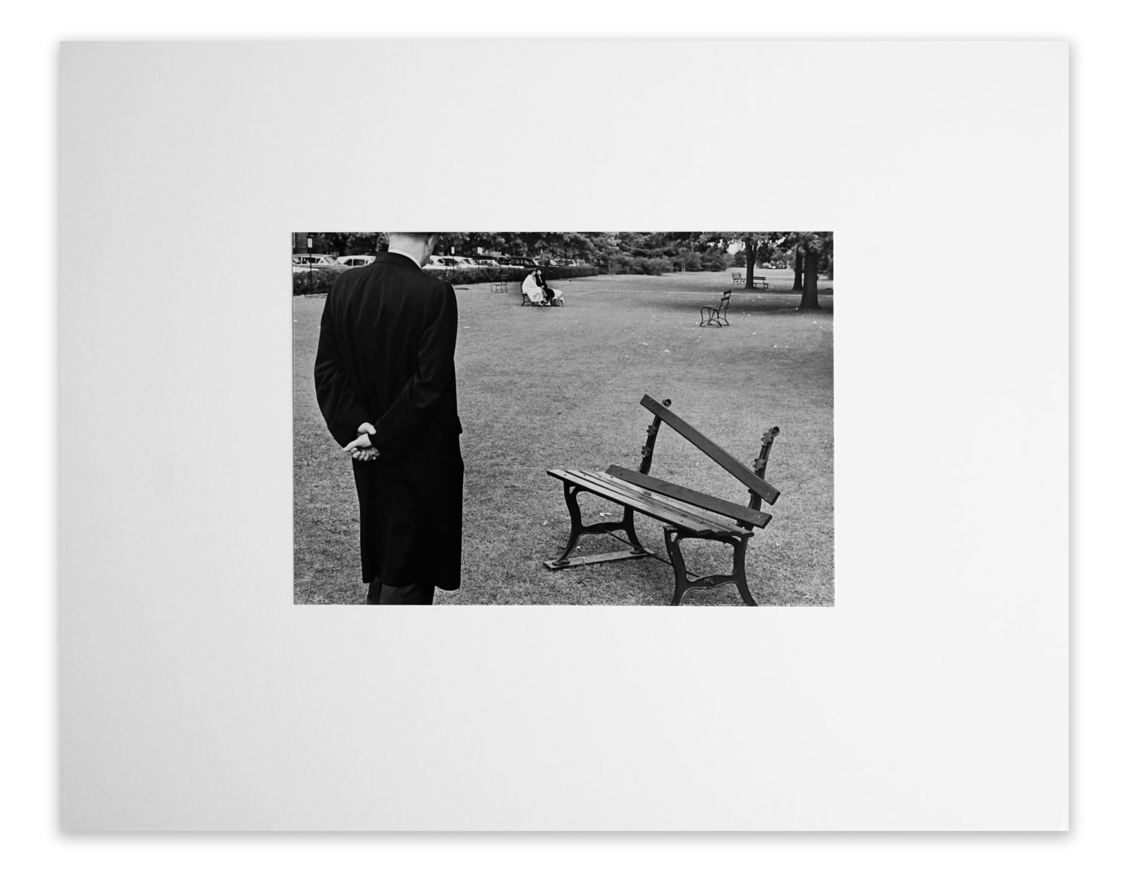 André Kertész, Broken Bench, 1962