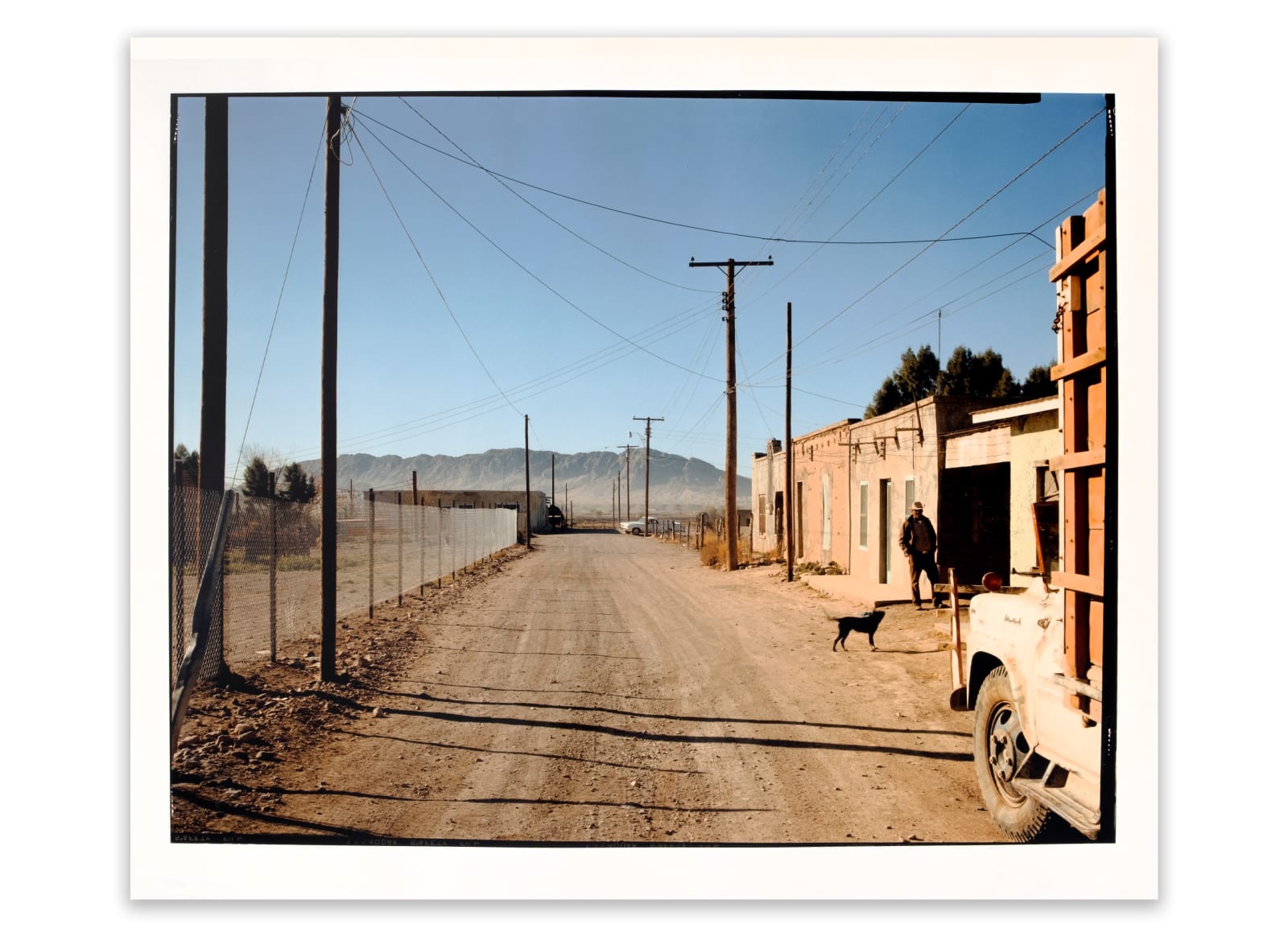 Stephen Shore, Back Road, Presidio, Texas, 1975