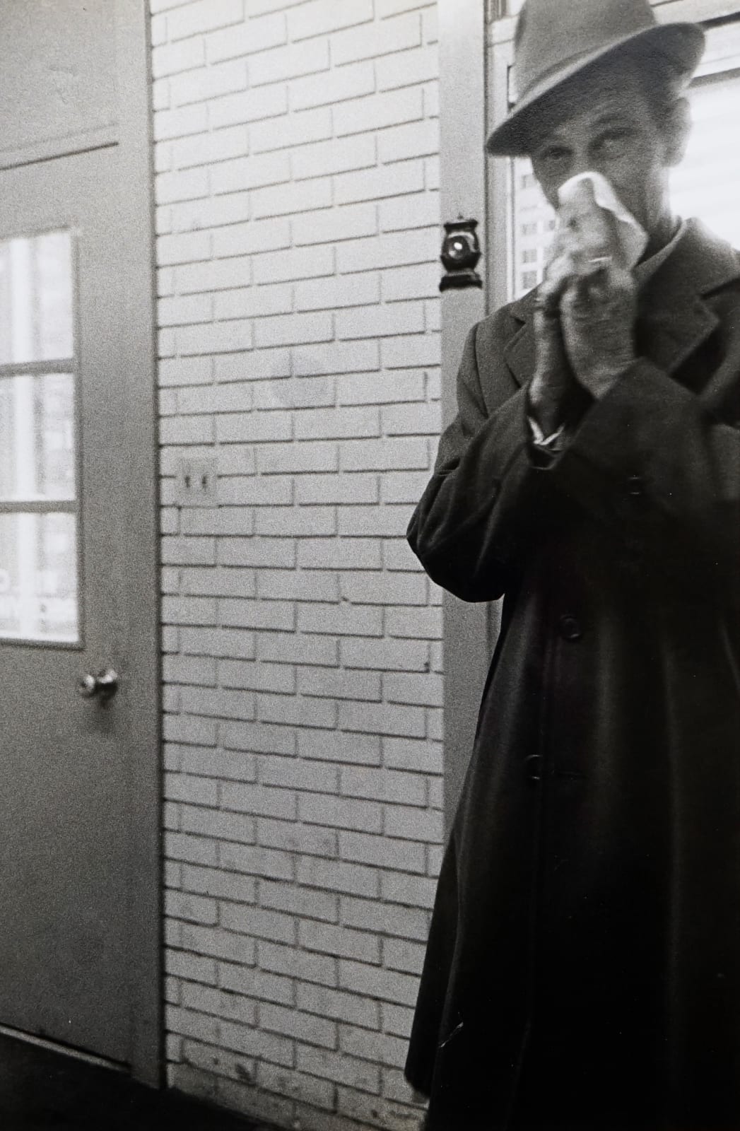 William Eggleston, Untitled (man with hat), 1968