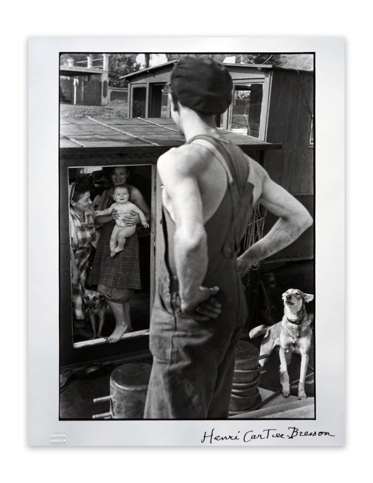 Henri Cartier-Bresson, Lock at Bougival, France, 1955