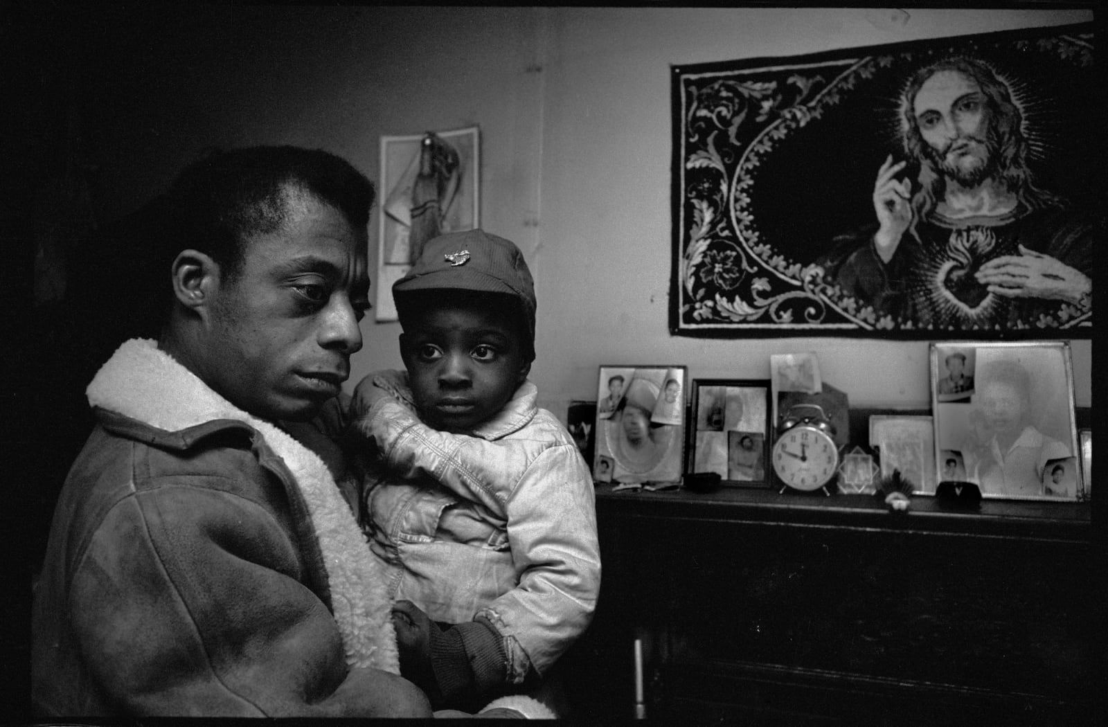 Steve Schapiro, James Baldwin With Abandoned Child, Durham, North Carolina, 1963