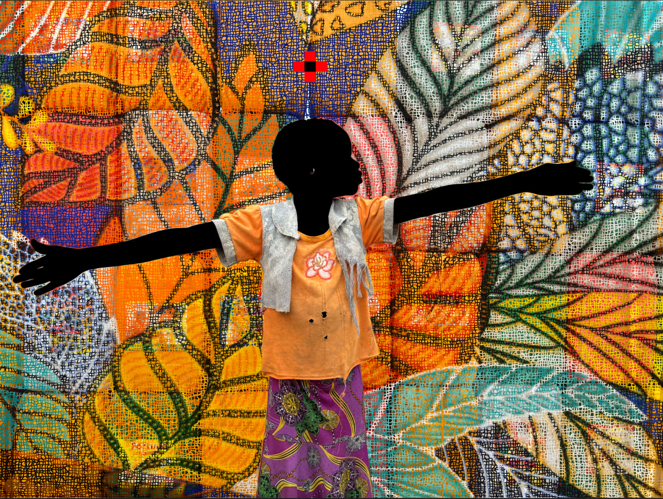 Saïdou Dicko, COLLECTION NL Lotus Act3, T BF Feuilles, 2024