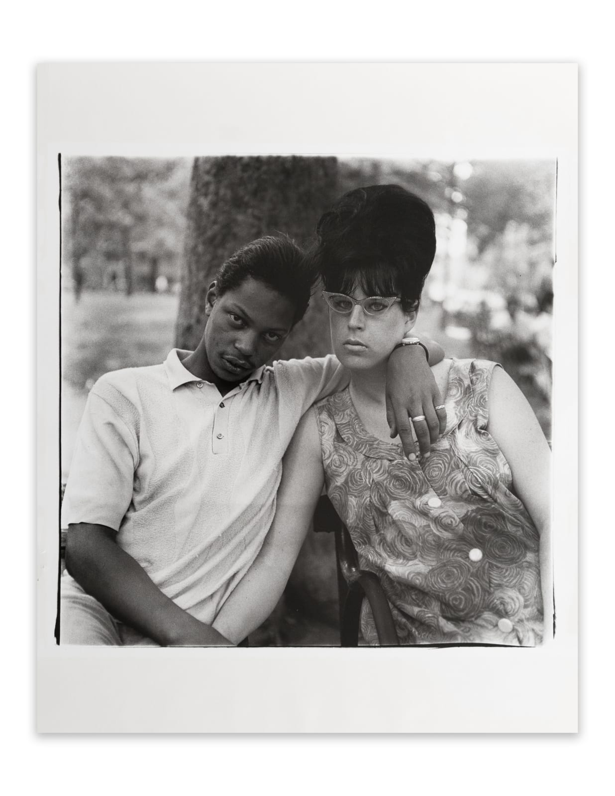 Diane Arbus, A Young Man and His Pregnant Wife in Washington Square Park, N.Y.C. , 1965