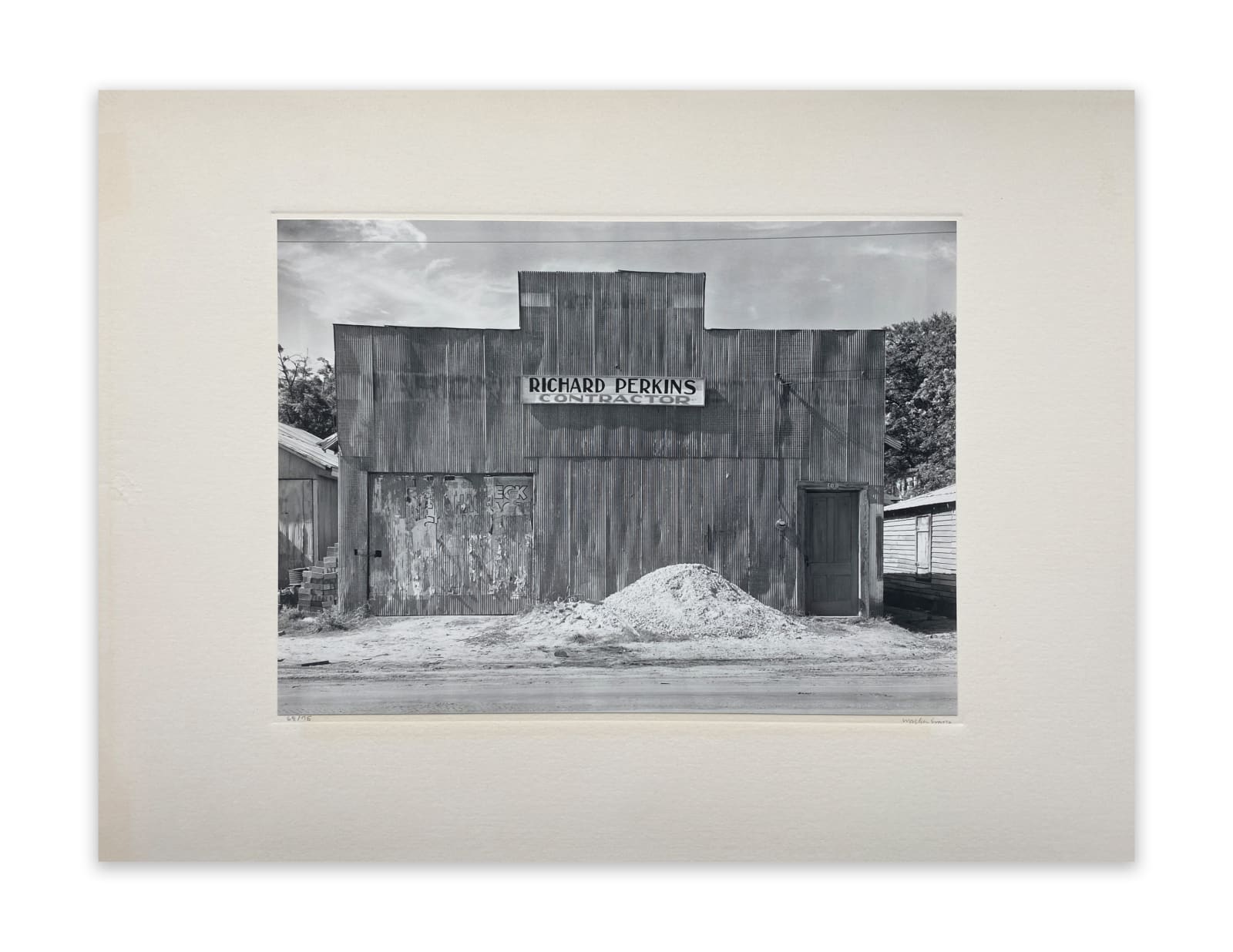 Walker Evans, Tin False Front Building, Moundville, Alabama, 1936, From the Full Walker Evans: Selected Photographs Portfolio, 1974