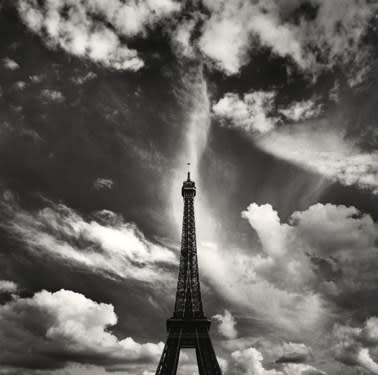 Michael Kenna, Eiffel Tower, Study 6, Paris, France, 2007