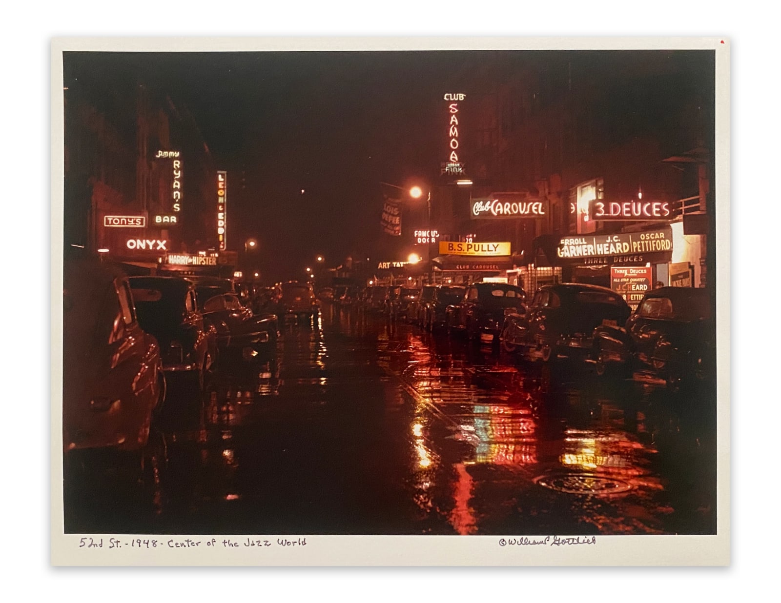 William Gottlieb, 52nd St, Center of the Jazz World, 1948