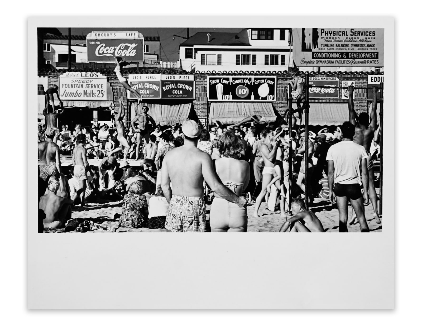Max Yavno, Muscle Beach, Los Angeles, 1949