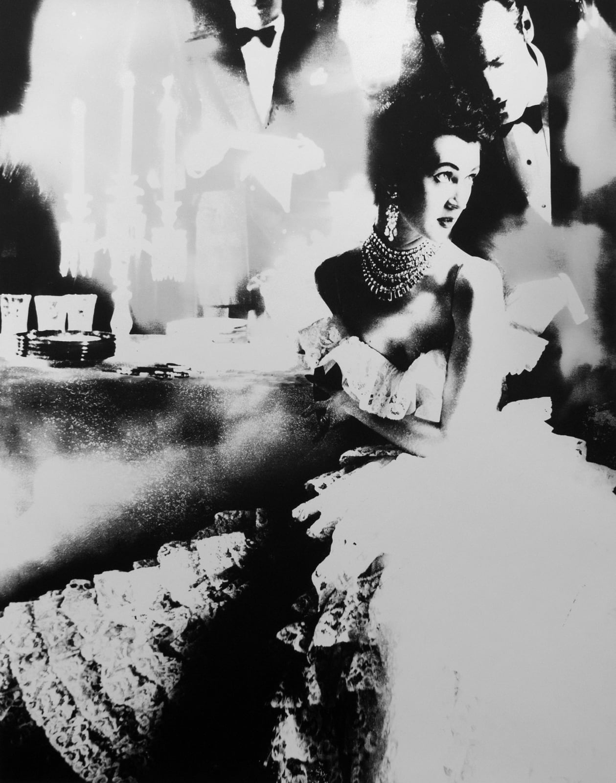 Lillian Bassman, In This Year of Lace, Dovima, dress by Jane Derby, The Plaza Hotel, New York, 1951