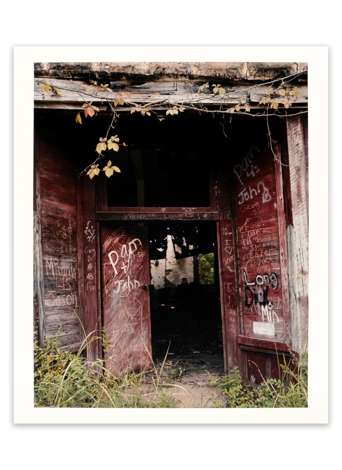 William Christenberry, Storefront, Stewart, 1988