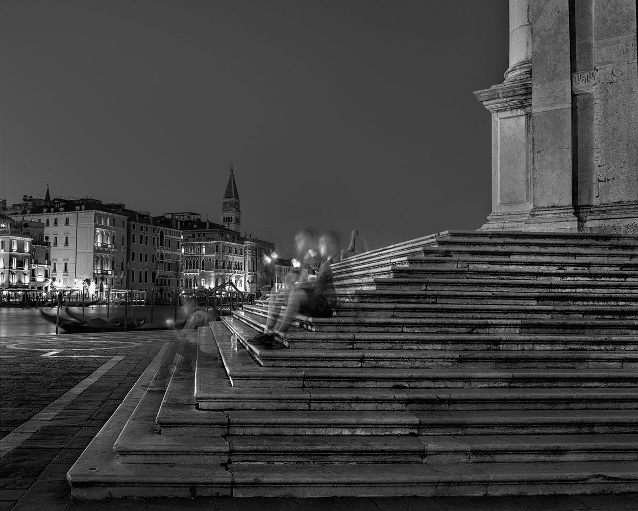Matthew Pillsbury, Sitting on the Salute Steps, Venice, Saturday July 22nd , 2013