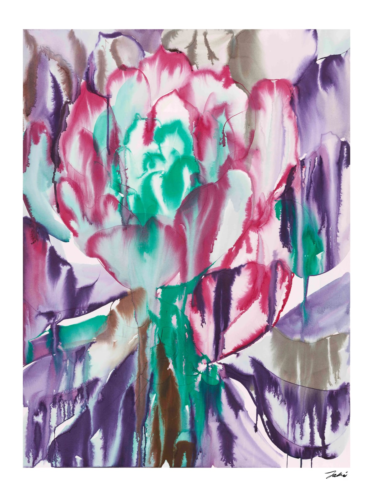 Jaki Doyka, Black Rose #1 3.30.23 (Echo Park, CA USA), 2023