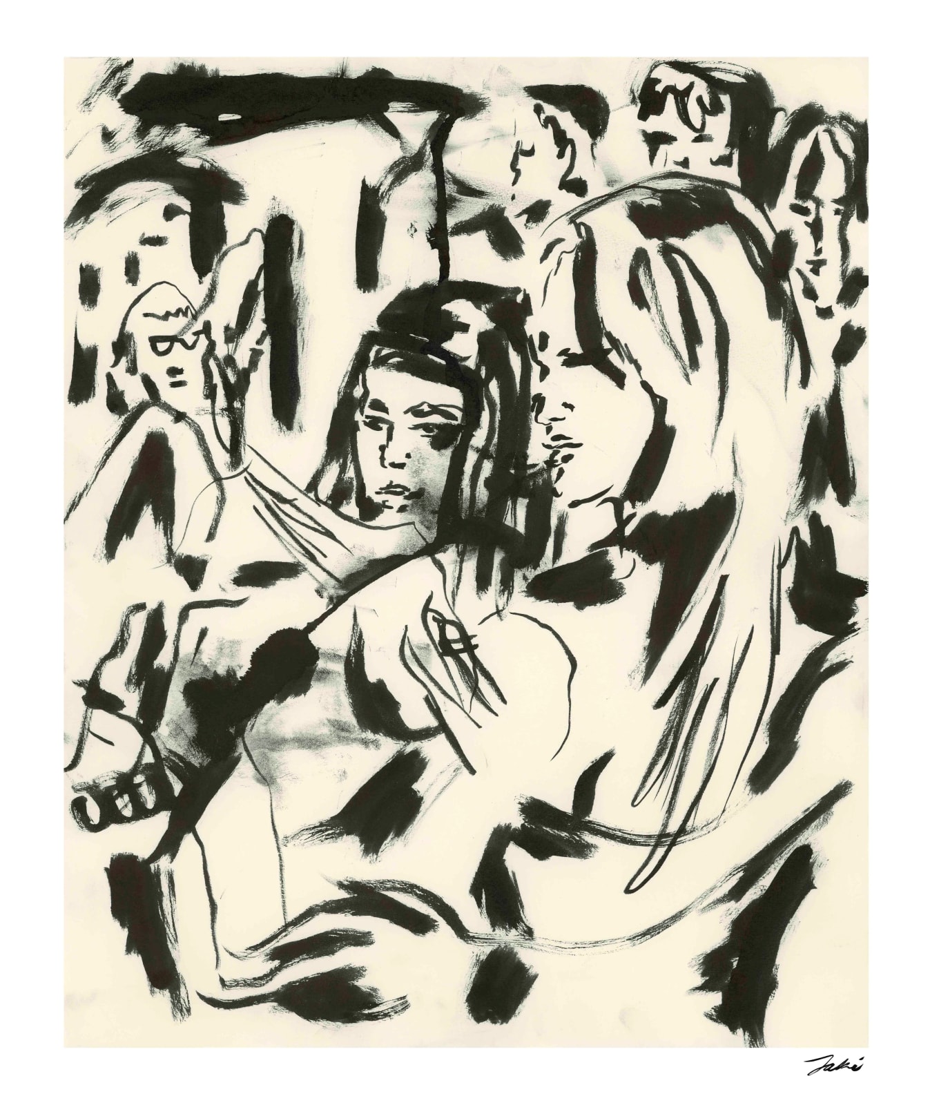 Jaki Doyka, Jasmine Johnson and Avalon Lurks at Teddy's at The Hollywood Roosevelt for "Boho Noir" by Club Chess and Jasmine Johnson 6.14.25 (Hollywood, CA USA), 2025