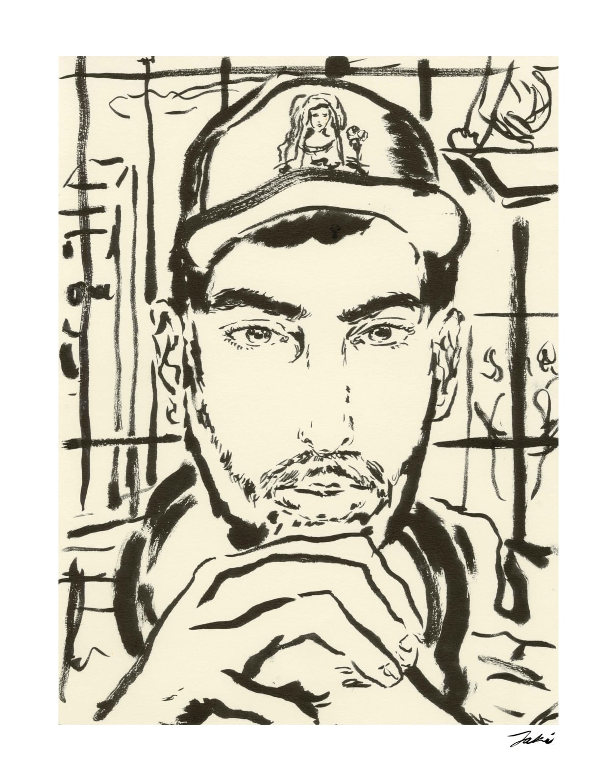 Jaki Doyka, Karim Machado-Aman at Pasteur Grill & Noodles 4.10.24, 2024