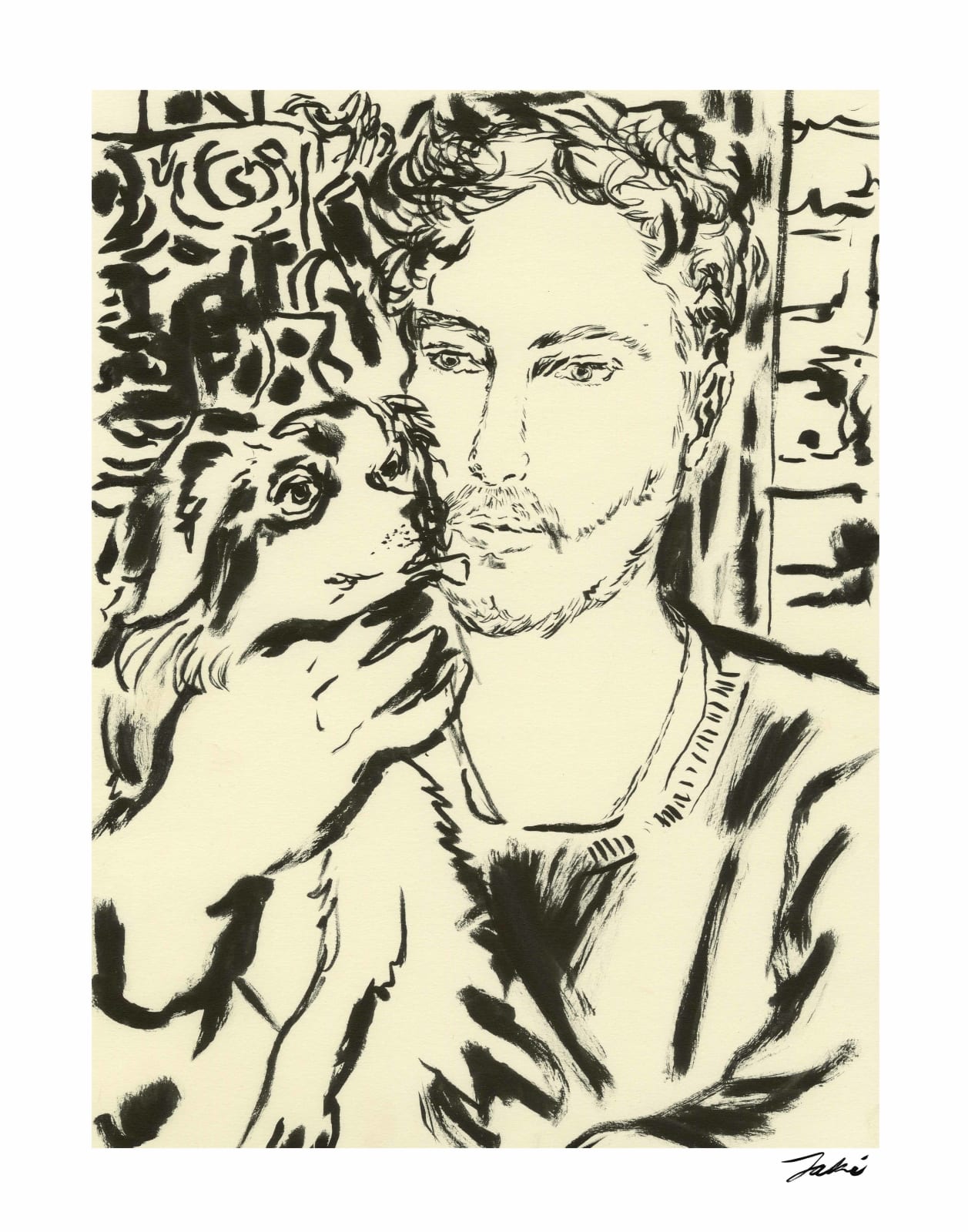 Jaki Doyka, Chad Moore and Chicken at Mictlán 3.20.23 (Lower East Side, NY USA), 2023