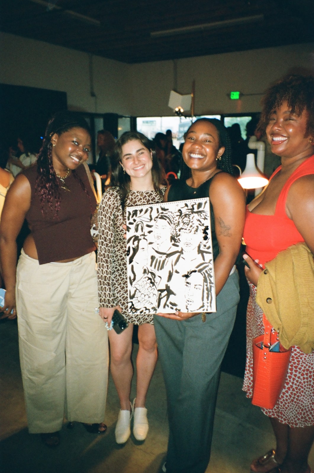 Emma, Kennedy Daniel, Skye Edith Bannister, and Langa Chinyoka at Saie Beauty "The Art of Glow" 6.6.25 (West Hollywood, CA USA)