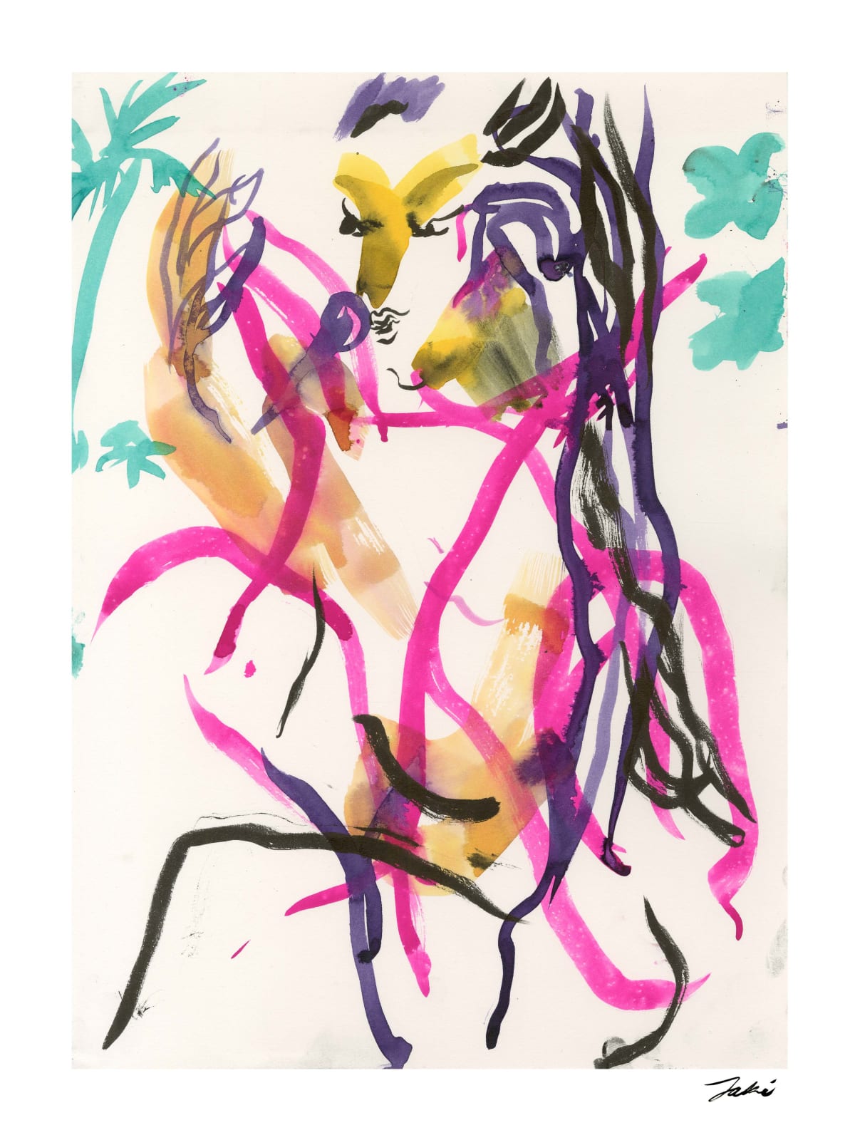 Jaki Doyka, Rosalia at Coachella 4.15.23 (#2), 2023