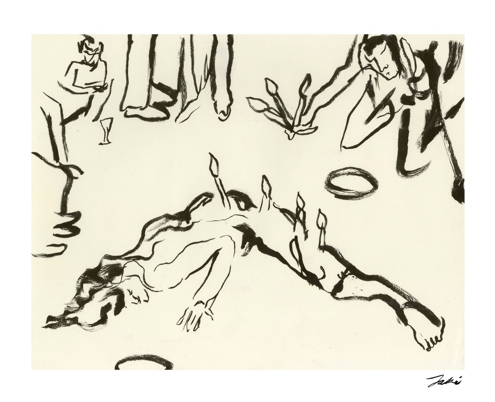 Jaki Doyka, Young Boy Dancing Group at WSA for "Rhizome Forever Party" 5.9.24 (#1), 2024