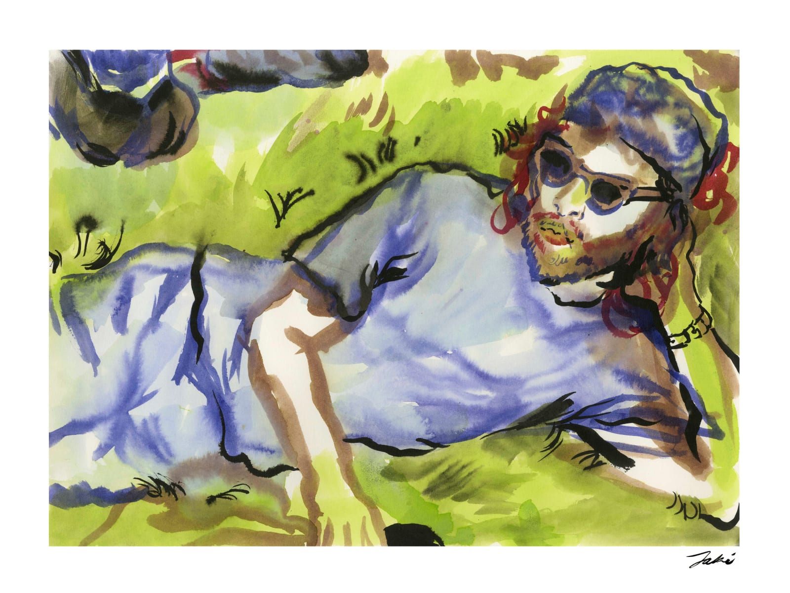 Jaki Doyka, Vincent Jeannet at Washington Square Park 7.8.23 (#1), 2023