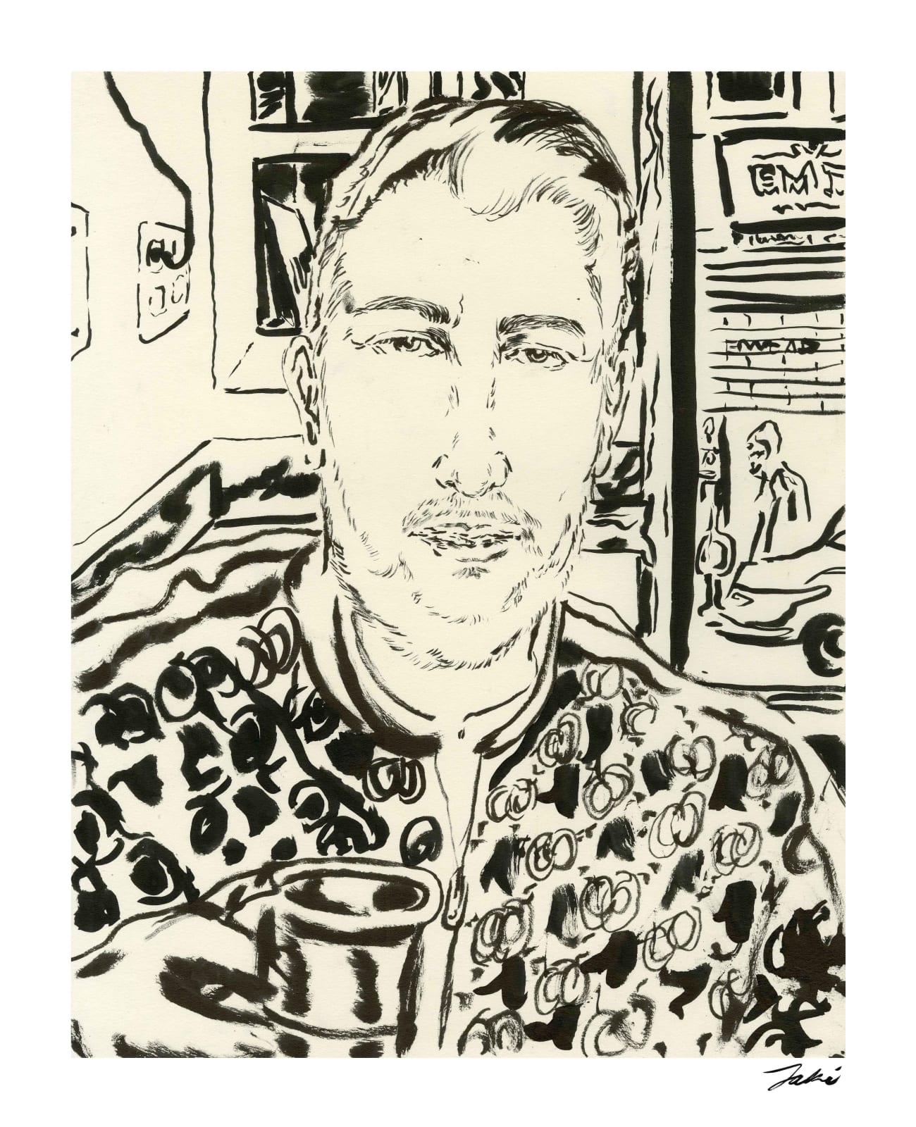 Jaki Doyka, Rogelio Martinez at Three Decker Diner 2.29.24 (Greenpoint, NY USA), 2024