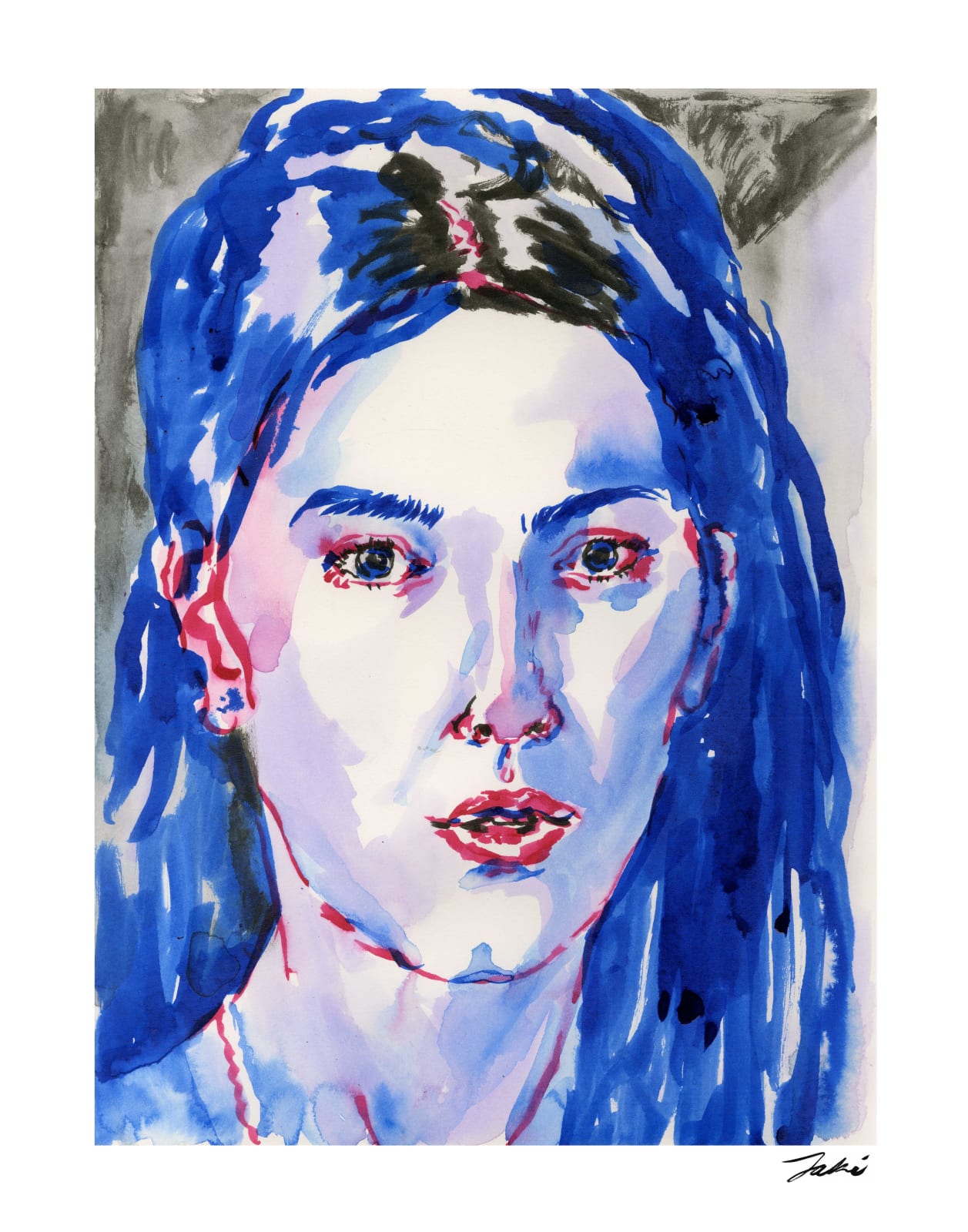 Jaki Doyka, Self-Portrait at Lee's House 2.19.23, 2023