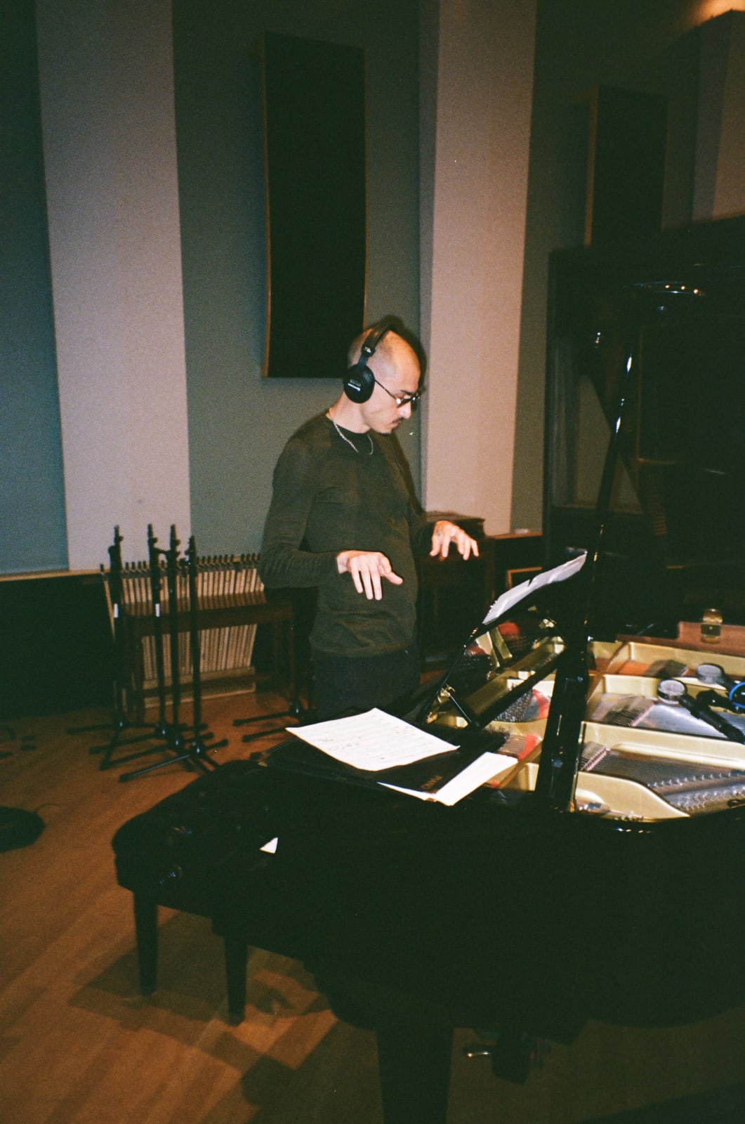 Isaac Wilson at Evergreen Studios with The Marlonius Jazz Orchestra 7.825 (Burbank, CA USA)