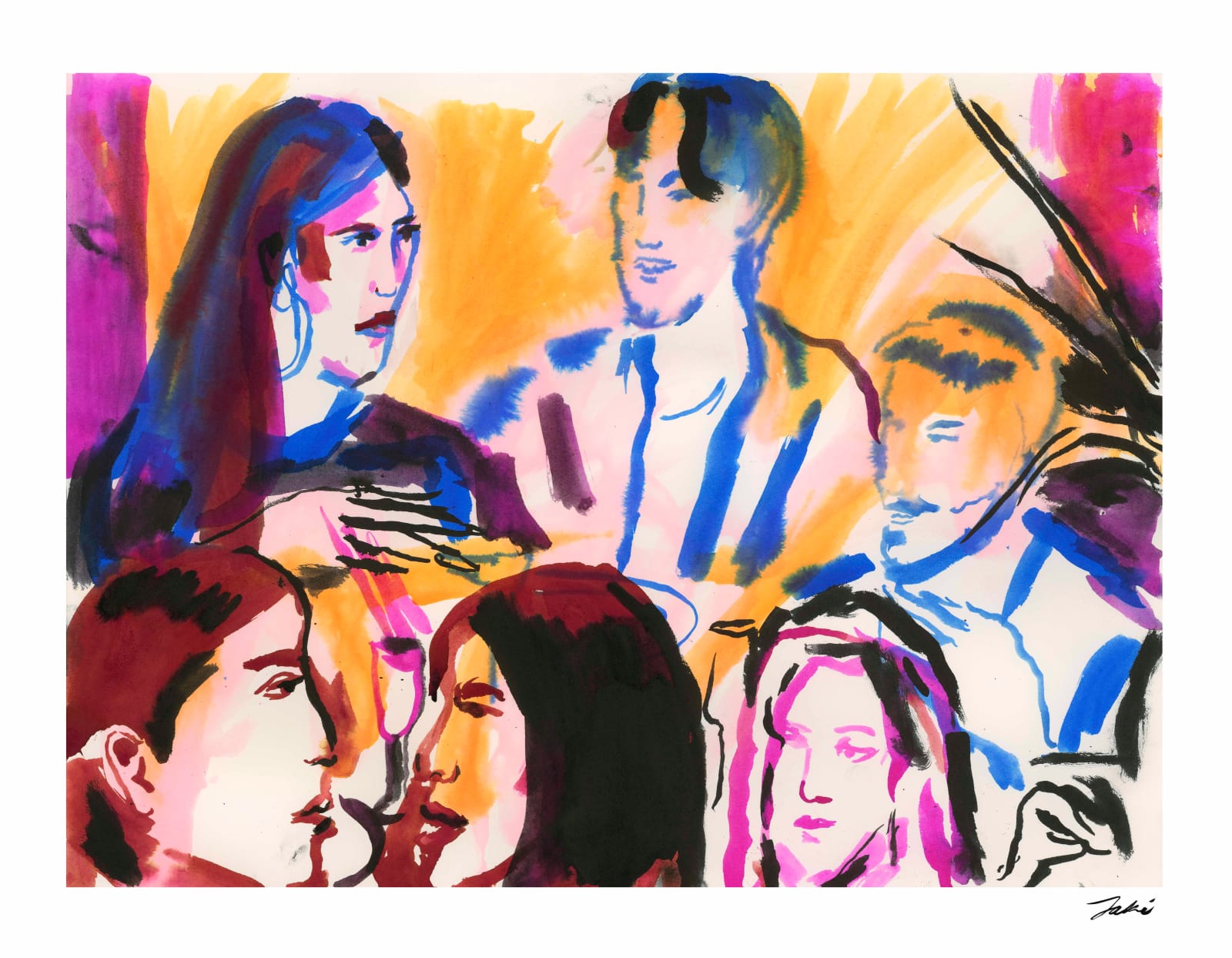 Jaki Doyka, Asia Monét, Roger, Koosha, and Sasha Srain at Milk Studios for Milk Makeup x Ulta Beauty Dinner 3.5.25 (Hollywood, CA USA), 2025