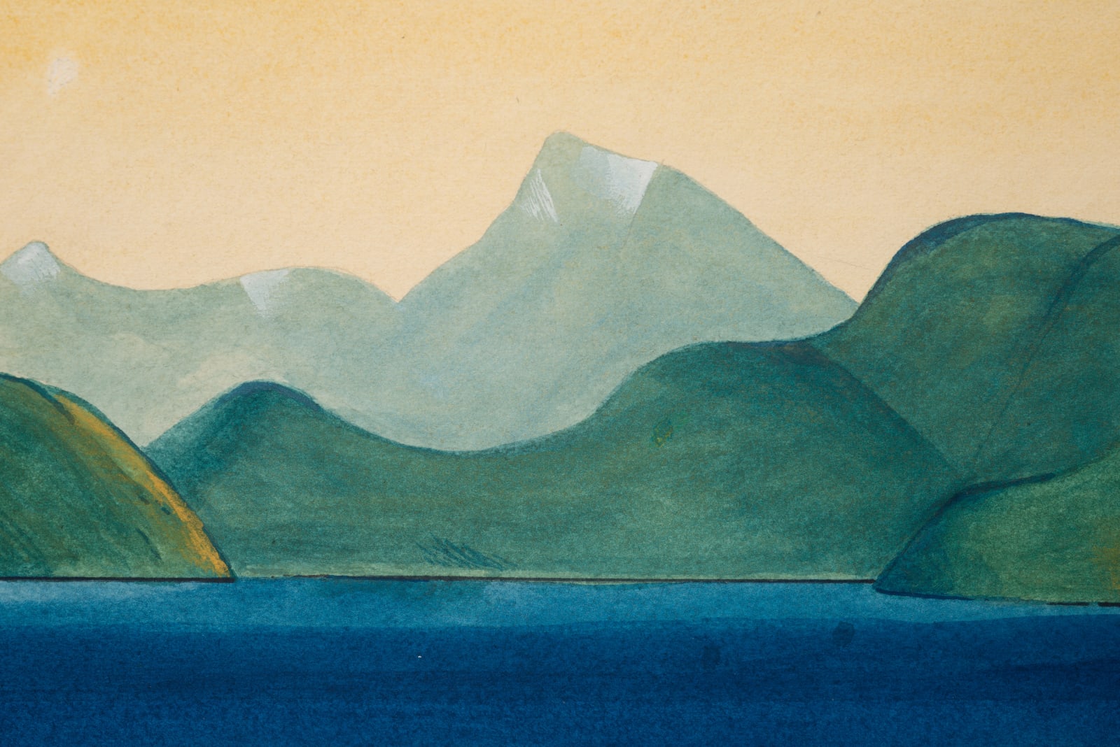 Colin McCahon, Cover for the Shell Guide to New Zealand, 1968