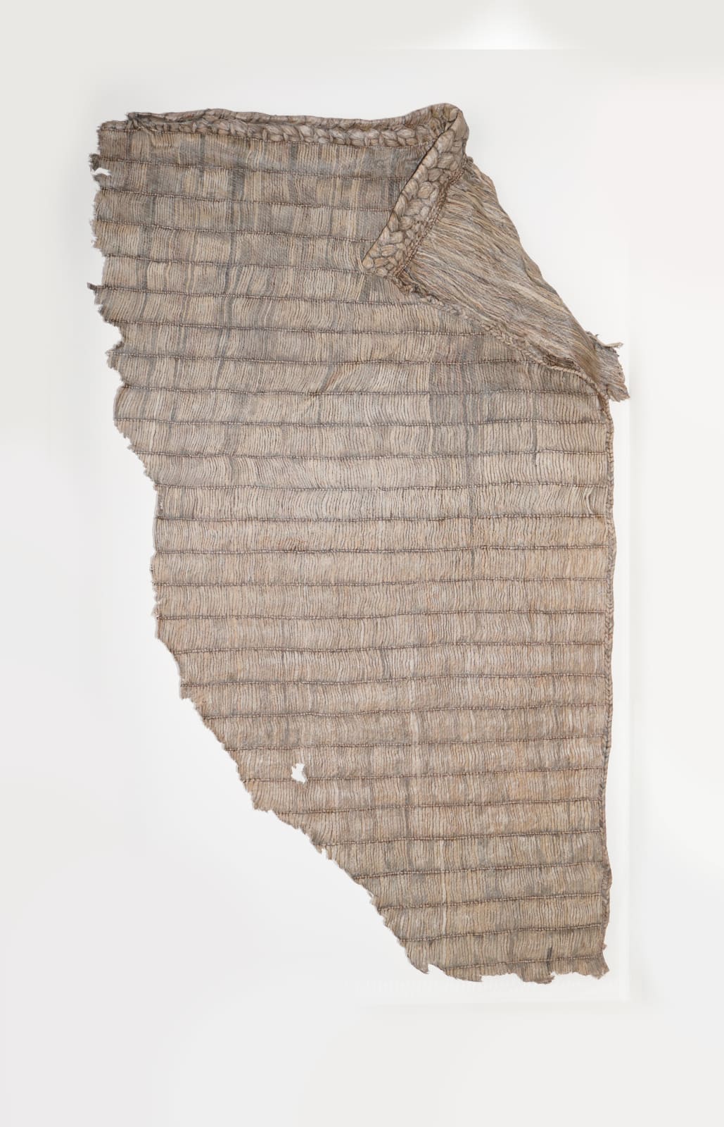 Marita Hewitt, Couching (my fifth Great Grandmother’s Pākē), 2021