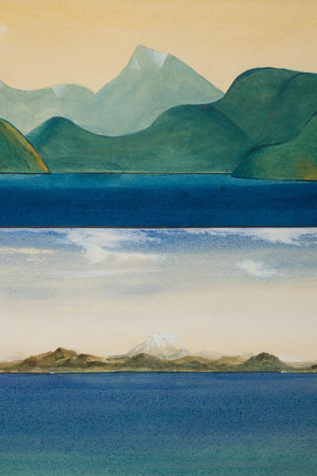 Colin McCahon, Cover for the Shell Guide to New Zealand, 1968