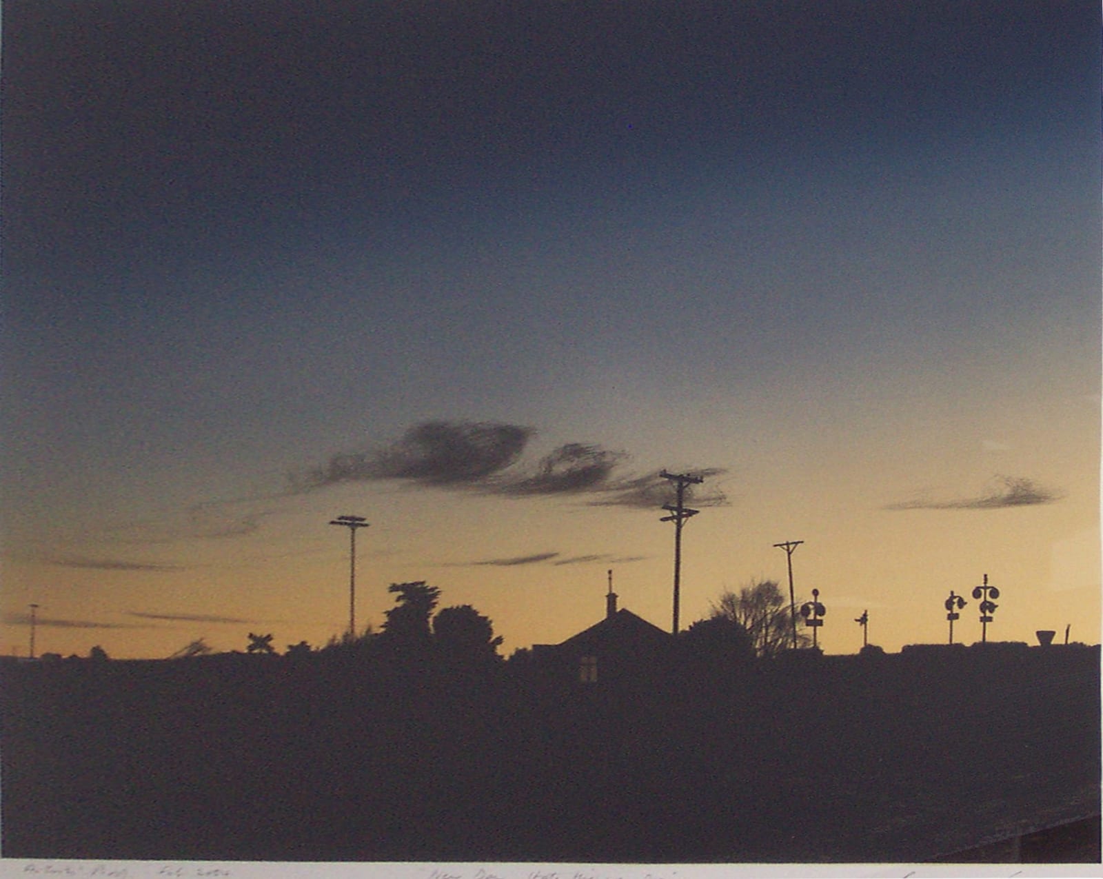 Grahame Sydney, New Day, State Highway One, A/P, 2004