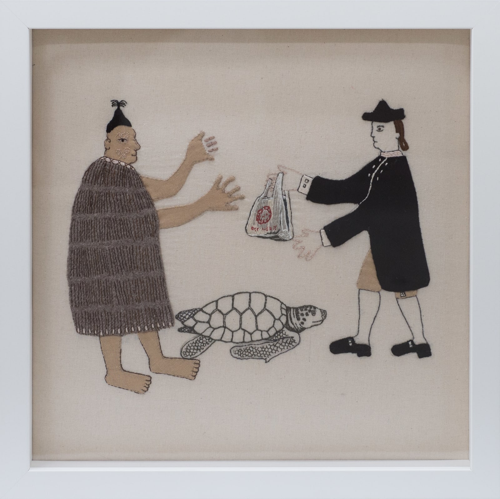 Sarah Munro, Trade Items: One-use plastic bag, Sea Turtle, 2018