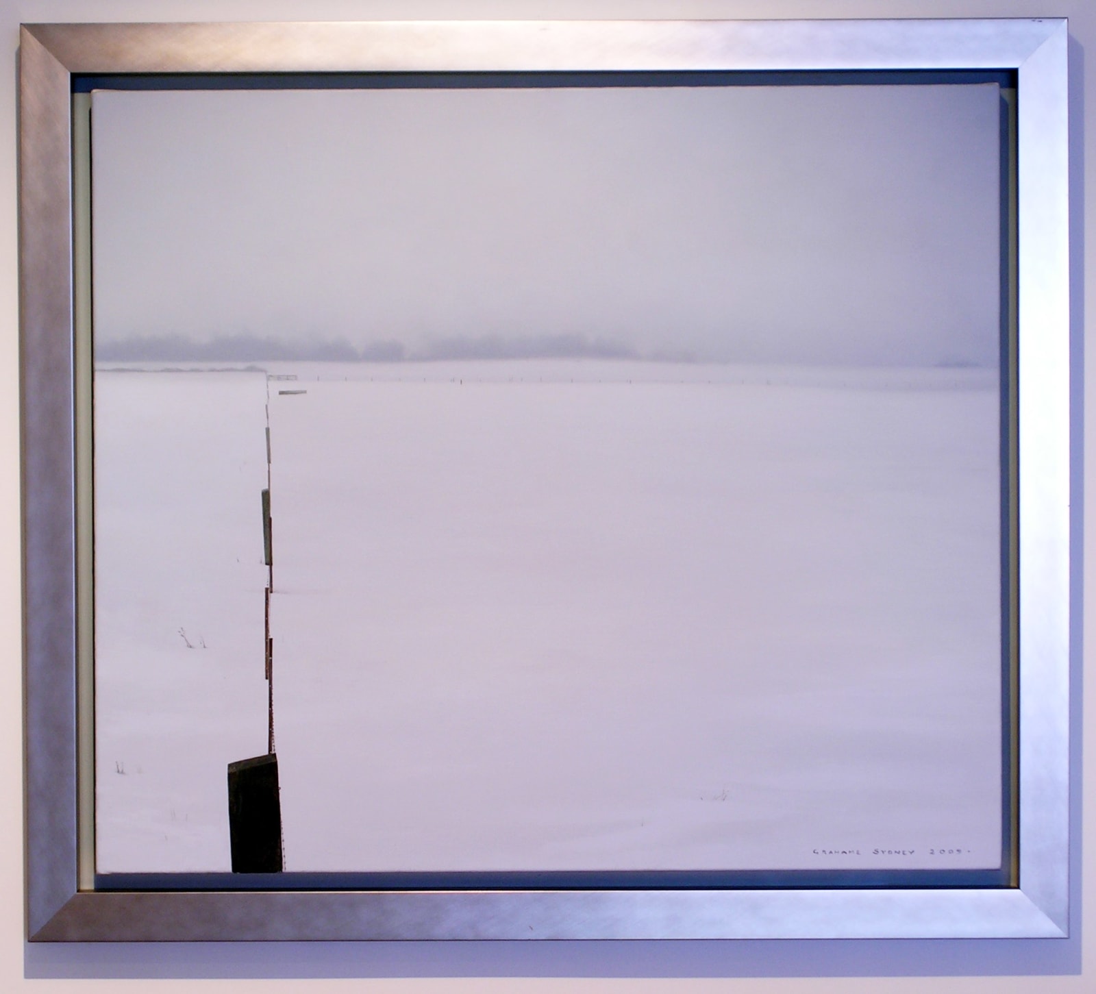 Grahame Sydney, Winter at Burkes Pass, 2009