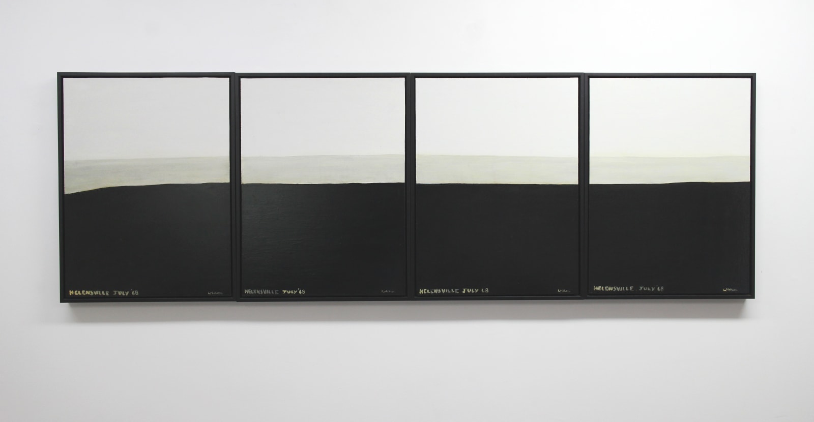 Colin McCahon, Helensville, Series A, No. 1-4, 1968