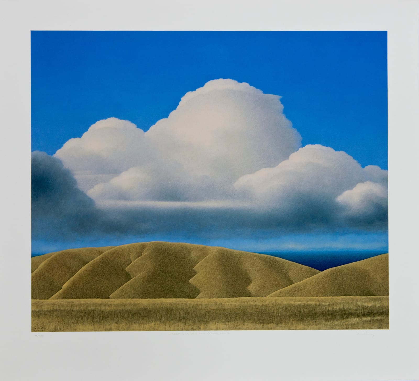 Brent Wong, Massing Clouds Over Ochre Hills
