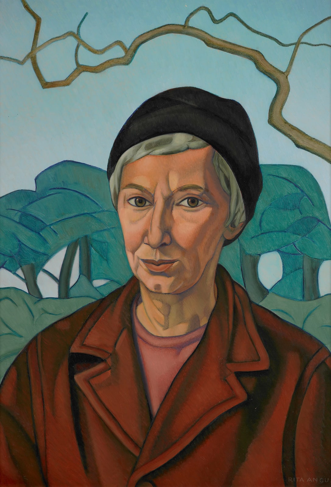 Rita Angus, Self Portrait, 1968